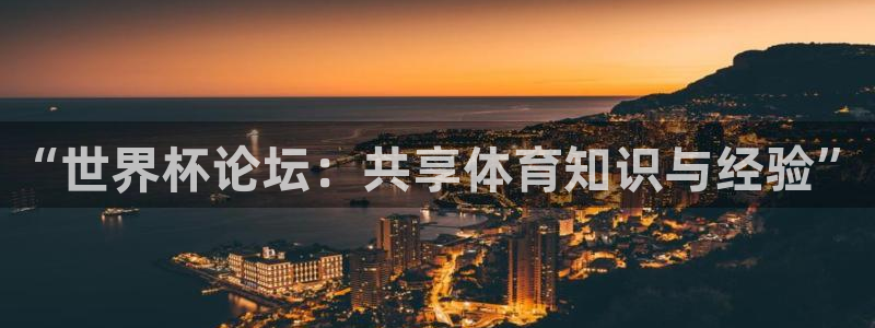 世界杯在线直播入口：“世界杯论坛：共享体育知识与经验”